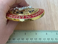 Western Buckle Oval Gold Silver Red Horse Rider Cowboy 2 » Hebillas Vaqueras