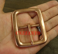 Solid Copper Belt Buckle Vintage Classical Tongue Pin Hippie for 38mm belt Z238
