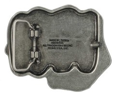 Harley-Davidson Men&rsquo;s H-D Logo Knuckle Belt Buckle, Silver Nickel Finish