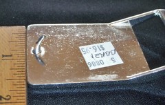 2 1/2&Prime; DRESS SIZE BELT BUCKLE W/COPPER & SILVER-PLATE GRIZZLY BEAR/SHORE SCENE