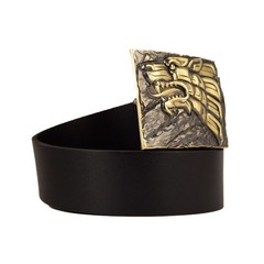 Iron Wolf brass belt buckle, Vikings wolf, Norse pagan celtic accessory