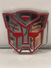 Hasbro Transformers Belt Buckles Red Metal Original Halloween Cosplay Men Women