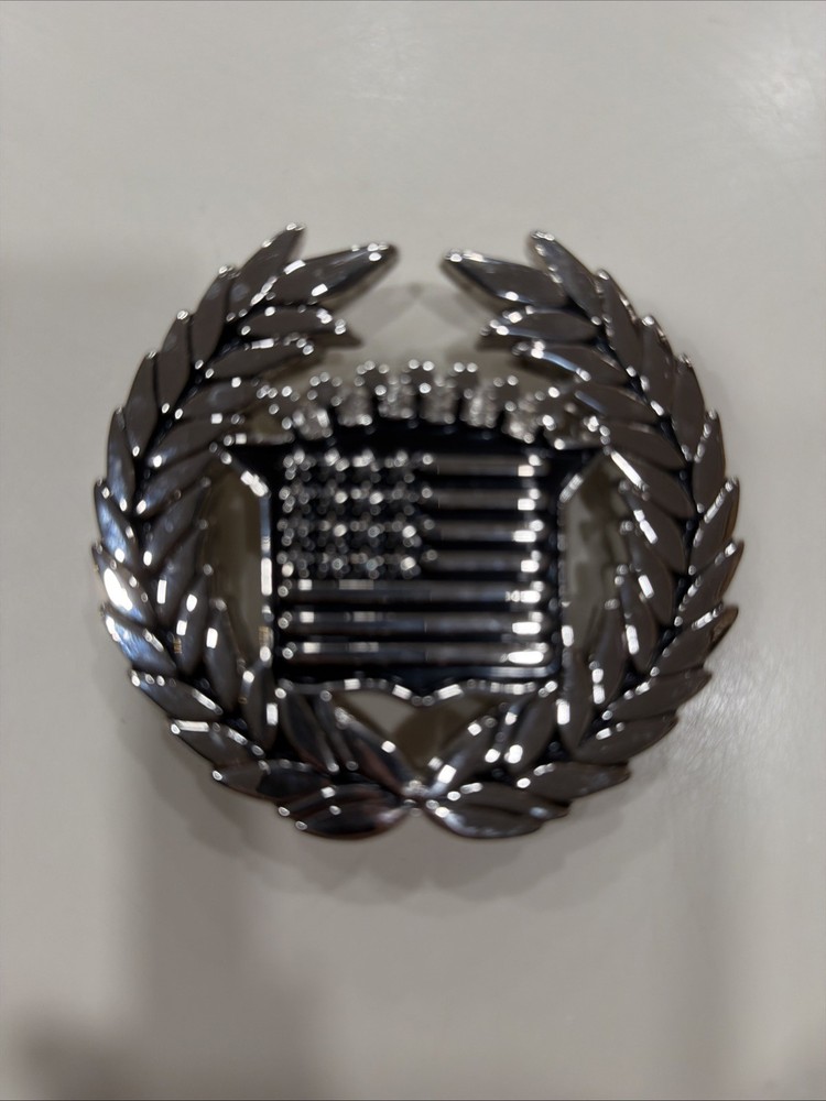 Famous Stars And Stripes Belt Buckle Cadillac Style Emblem