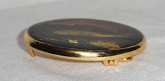 Von West Belt Buckle ~ Fly Fishing Lures ~ USA ~ Gold Tone