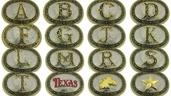Vintage Styles Initial Letter a z Belt Buckle Western Cowboy Cowgirl rodeo Texas