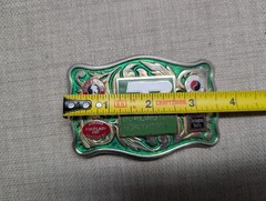 vintage BURLINGTON NORTHERN belt buckle RAILROAD pacific great railway WESTERN