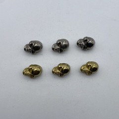 Brass Skull Sewing Button,Clothing Shank Button,Brass Sewing Button lot