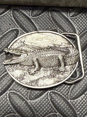 Fox Leather/Pheasant/Revolver/Western Gun Deer /Rifle/CrocodileBrass USA Buckles