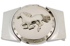 Removable Lighter & Belt Buckle Combo Men&rsquo;s Horse Western Rodeo Texas Cowboy