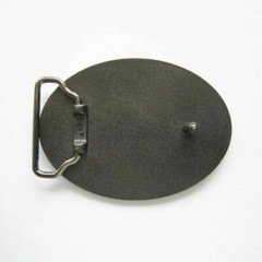 Vintage Classic Oval Blank Western Metal Belt Buckle