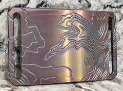 GRIP6 BELT BUCKLE – TITANIUM CONTOUR in LIGHT PURPLE – WOMEN / MEN 1.5 INCH WIDE