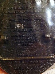 Very Rare Texas Sesquicentennial Belt Buckle Solid Brass Hand Carved Low Numbers
