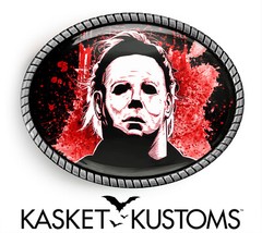 Serial Killer Belt Buckle – Horror Movie Slasher Halloween Buckle – 718