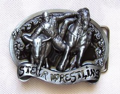 Belt Buckle Steer Wrestling Bullriding Longhorn Rodeo Bull Head Metal Buckle
