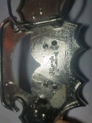 Rock Rebel 4 Skulls Metal & Lacquered Belt Buckle Silver & Black