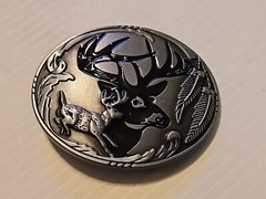 DEER HUNTING BUCK HUNTER Metal Belt Buckle
