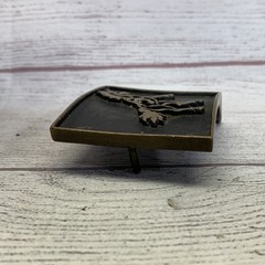 1980 J. Zerah Unicorn Handmade Solid Brass Belt Buckle Vintage Rare Horse