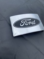 FORD Logo Stainless Steel Belt Buckle Black Officially Licensed Product L@@K!