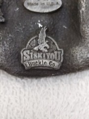 SISKIYOU Belt BucklTelephone 1988 Communications Lineman Belt Buckle Z-50 U.S.A.