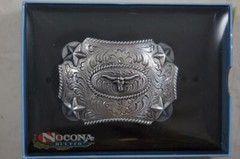 Crumrine Youth Vintage Western Longhorn Skull Belt Buckle 3603046