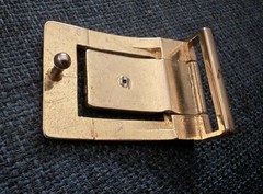 VERSACE Gold & Silver Medusa Logo Metal Belt Buckle Made In Italy