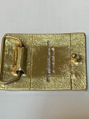 Clint Eastwood Belt Buckle BRASS Western Sturdy Metal (Bronco Billy)