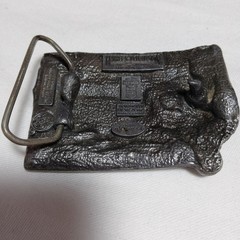 Harley-Davidson Belt Buckle Vintage G-88 Harmony Inc Bike Engine Bald Eagle 1989
