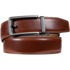 Founders & C Men&rsquo;s Leather 28&Prime;-42&Prime; Waist Adjustable, Burnt Umbe/Cognac