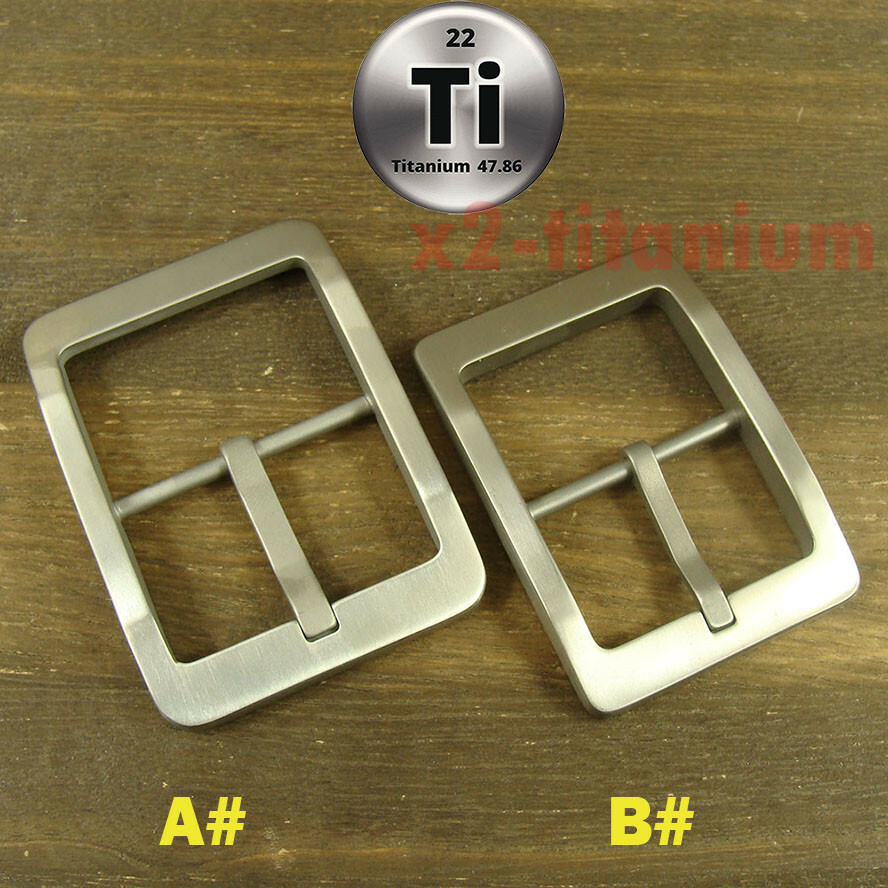 Titanium Ti anti-allergy Center bar Belt Buckles for 1.5&Prime; or 1.3&Prime; belt XZ296