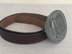 Belt Buckle Beer Bottle Holder USA Merica American Flag Beverage Holder Men’s 34