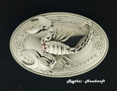 MADE BY ORDER MEN BELT BUCKLE HANDMADE STAINLESS STEEL SCORPION
