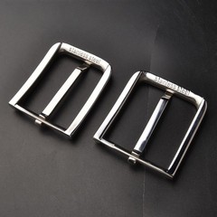 Replacement Stainless Steel Single Prong Belt Buckle Fits 1.3/1.5 Inch Belt
