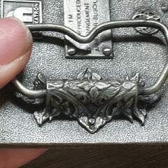 VTG Budweiser Clydesdale Horses Vintage Anheuser Busch Beer Belt Buckle T-169