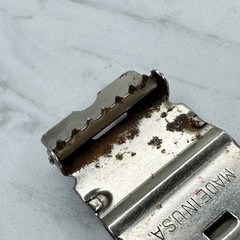 Vintage Silver Tone Web Clamp Military Style Belt Buckle Made in USA