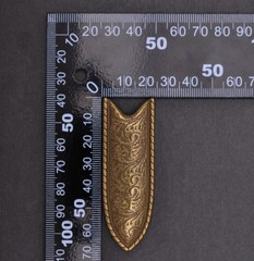 Vintage Copper Western Flower Engraved Cowboy Belt Pin buckle For 1&Prime; Belt Strap