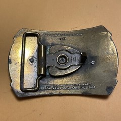 Vintage Remington 1816 Flintlock Rifle belt Buckle 1976 USA Made