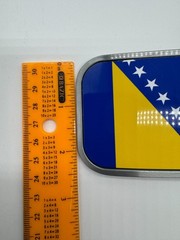 Patriotic Bosnia Herzegovina Flag Belt Buckle Metal Unisex Men’s Belt Buckle