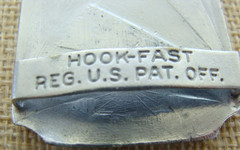 VTG WRE Silvertone Hook-Fast Belt Buckle w 3-D Horse & Cowboy Boots