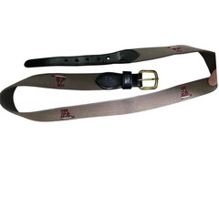 Eagle Belts Canvas Belt Embroidered Univ of Alabama Logo and Brass Buckle 40