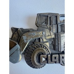 Clark Michigan 175B Front End Loader Belt Buckle Vintage Construction Equipment