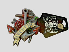 Lucky 13 Belt Buckle Anchor Original Officially Licensed New Men Women Tattoo