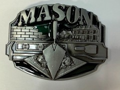 MASON Masonry Brick Laying Construction Work Tools Job Series Belt Buckle