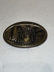 Vintage belt buckle Centenennial Statue of Liberty 1886 1986