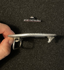 ZIPPO Pewter Belt Buckle and ZIPPO Click Lapel / Hat Pin