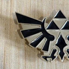 The Legend Of Zelda Triforce Belt Buckle Metal Preowned Black n Gold Read Below!