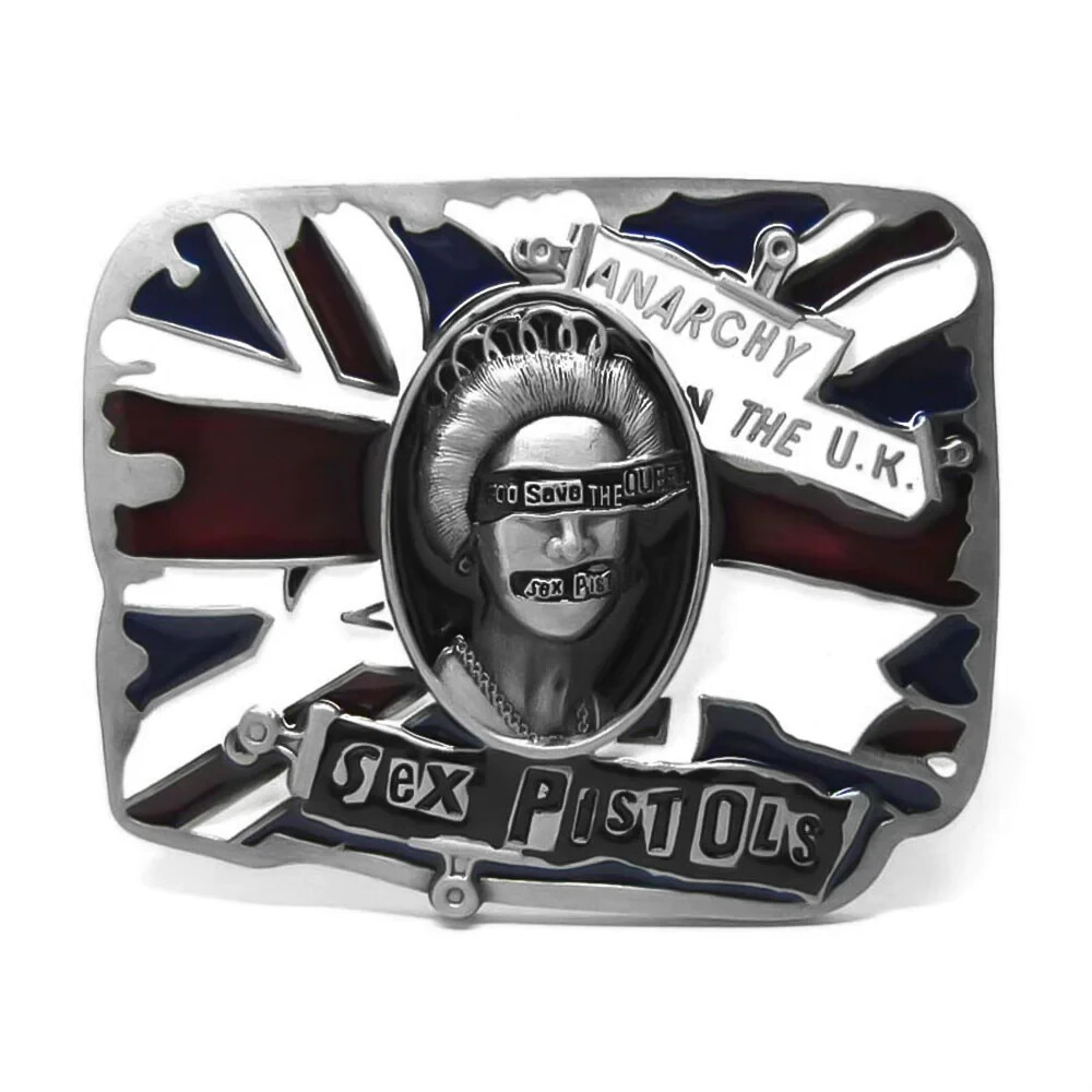 Sex Pistols, Anarchy in the U.K., belt buckle, buckle, removable clasp