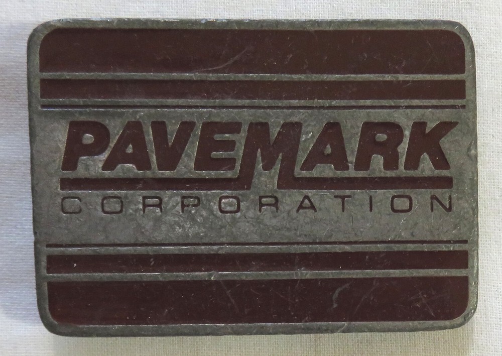 Vintage 1990&rsquo;s Belt Buckle Pavemark Corporation CD Hit