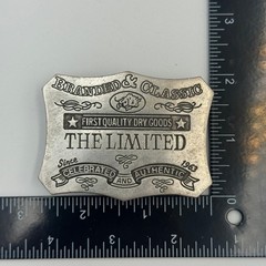 The Limited Vintage Belt Buckle Silver Tone First Quality Dry Goods Italy