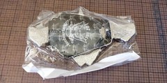 187 Inc — Belt Buckle — Twin Guns, Star — with hidden bottle opener –New
