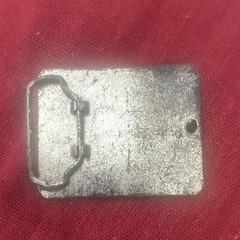 NRA 2 Million Club Silver Tone Metal Belt Buckle Stars Antique Finish 1.5in